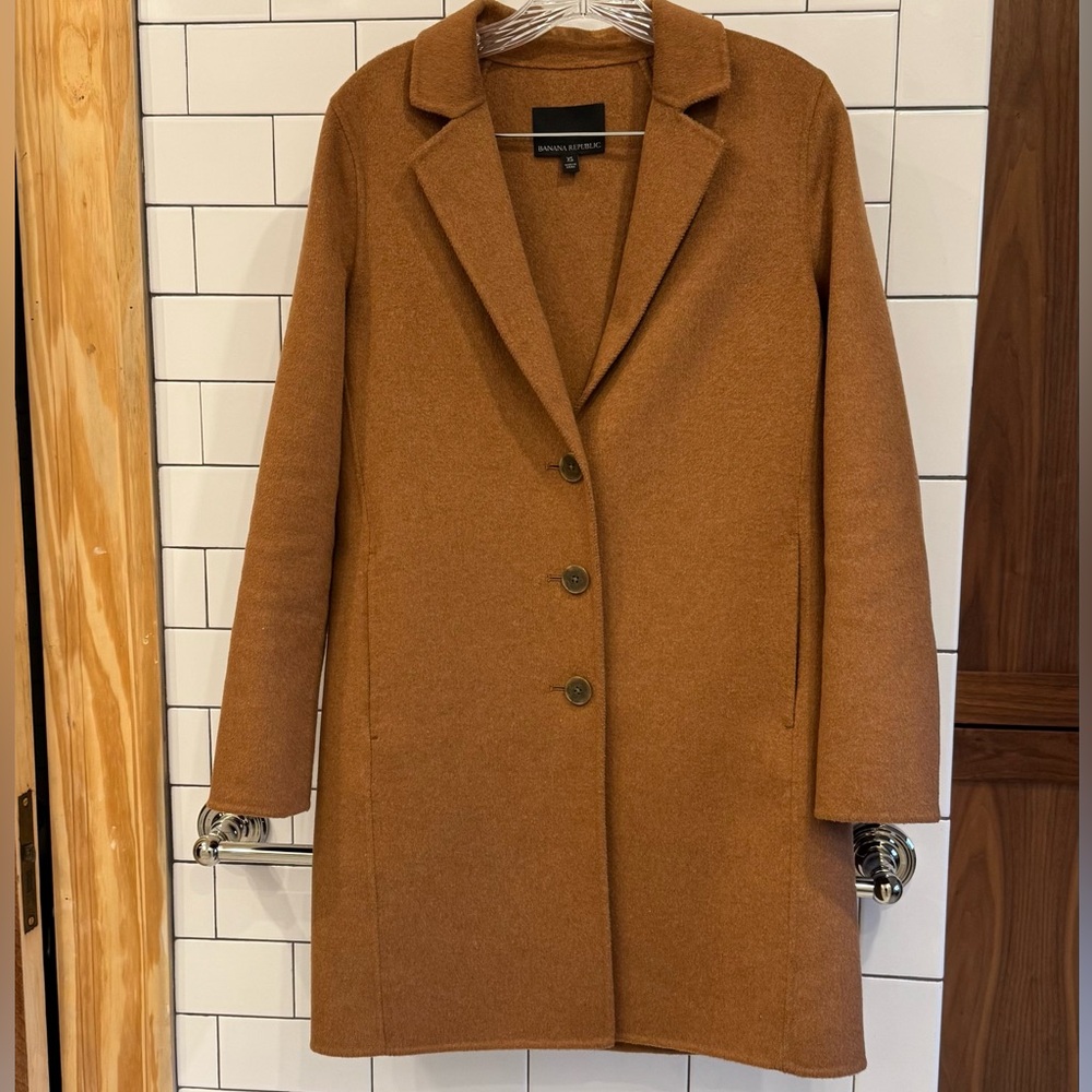 Banana Republic Unlined Double-Faced Top Coat